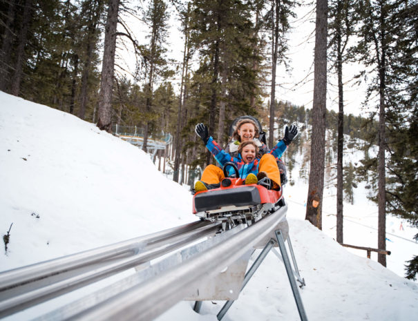 what to do in Bormio with children Family Bob foto sovrapposta