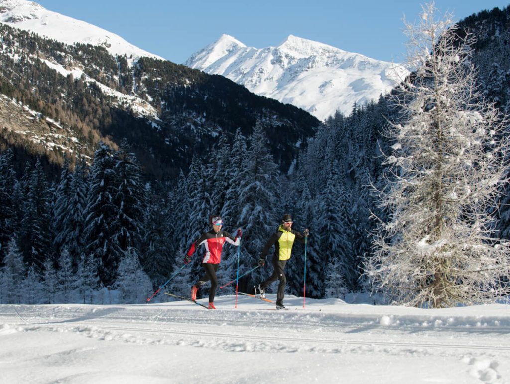 cross country skiing in Bormio Santa Caterina foto art 1